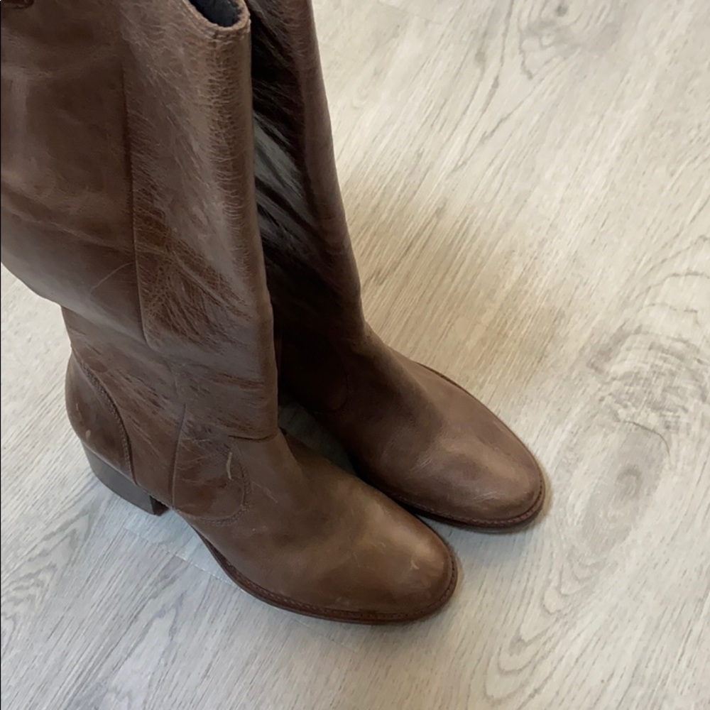 Vintage Rio Grande Leather Riding Boots Brazil 9 - Picture 3 of 5